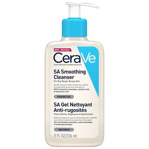 [Para] CeraVe Gel Nettoyant Sa Anti-rugosités pour les peaux sèches & Rugueuses 236ml
