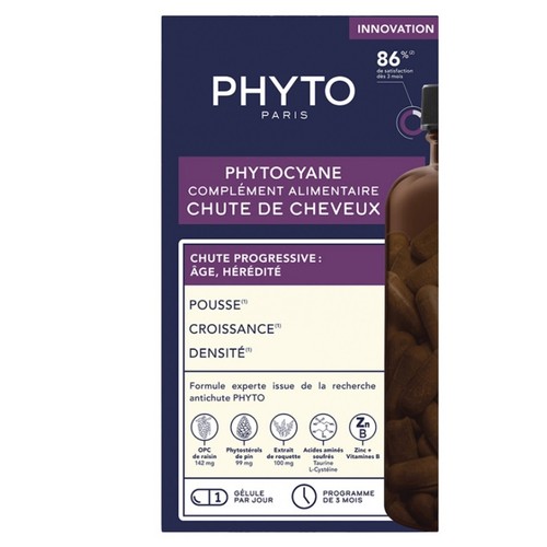 [Para] Phyto Phytocyane Gélules antichute de Cheveux x84