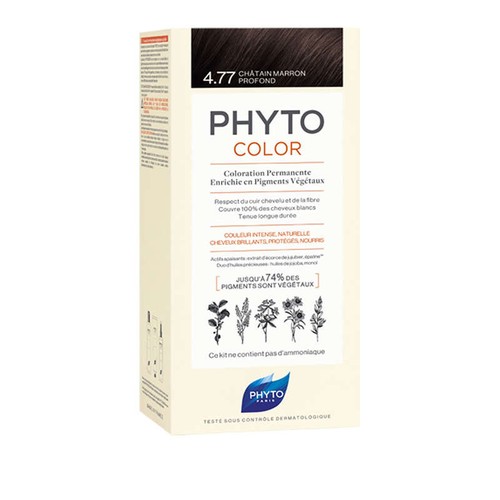 [Para] Phyto Paris Phytocolor Coloration Permanante  4.77 Châtain Marron