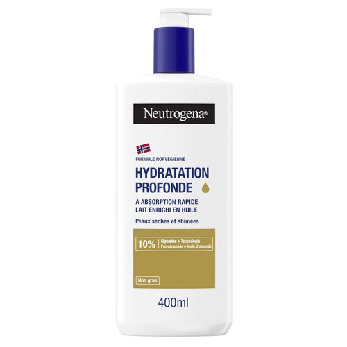 [Para] Neutrogena Hydratation Profonde Lait Corps Enrichi en Huile 400ml