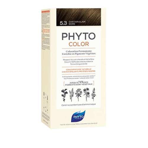 [Para] Phytosolba Phytocolor Coloration Permanente 5.3 Chatain Clair Doré