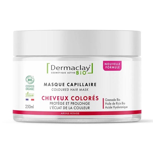 [Para] Dermaclay Masque capillaire cheveux colorés 250ml