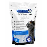 Family Budget Litière Chat 100% cristaux de Silice 3,8L
