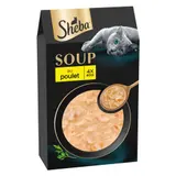 Sheba Soupe Sachets fraîcheur aux filets de Poulet pour Chat 4x40g