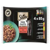 Sheba Mini Filets Pâté Pour Chat 4x85g