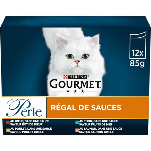 Purina Gourmet Perle Régal de Sauces 12x85g