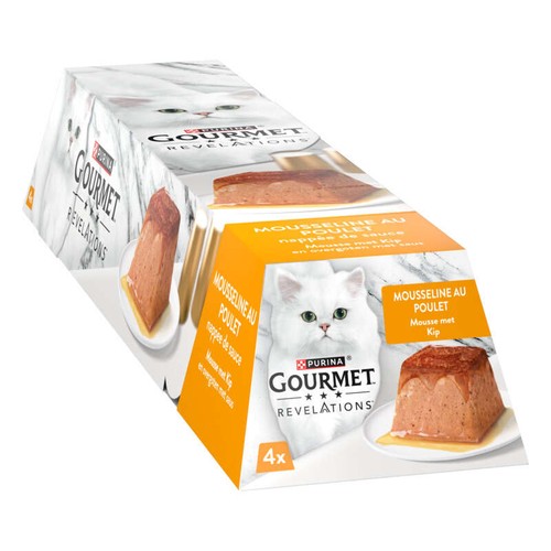 Purina Gourmet Revelations Mousseline Au Poulet 4x57g