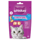Whiskas Temptations friandises saveur saumon 60g - chat adulte