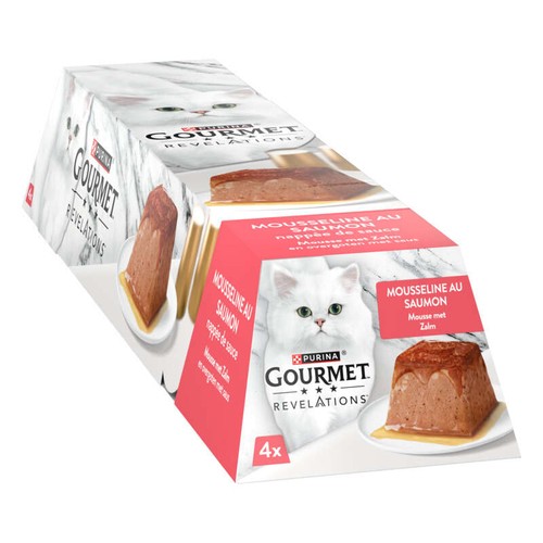 Purina Gourmet Pâtée au saumon pour Chat 228g