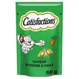 Catisfactions Friandises Pour Chat Saveur D'Herbe À Chat 60g
