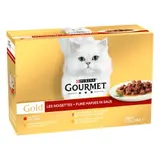 Gourmet Gold Les Noisettes Bouchées pour Chat 12x85g