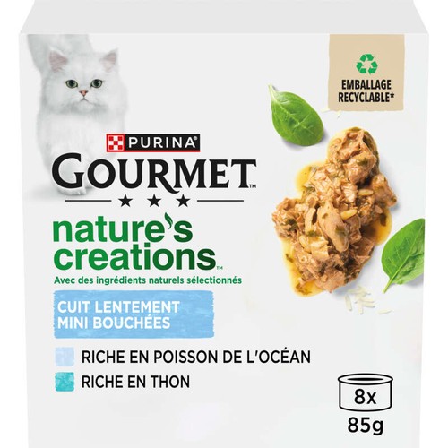 Gourmet Nature'S Creation Au Poisson Multipack 8x85g