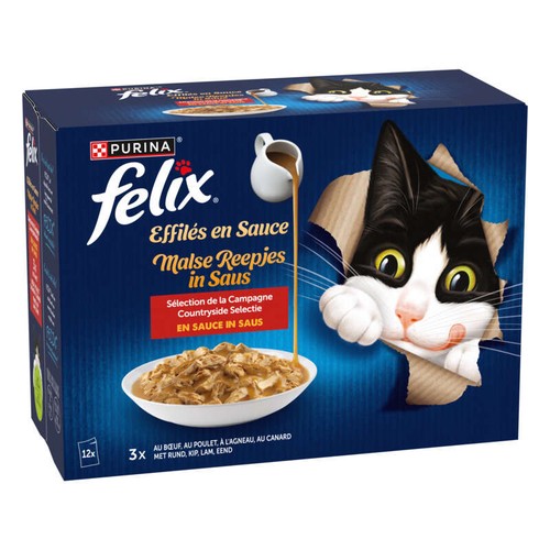 Felix Tendres Effilés Sélection de la Campagne 12x85g