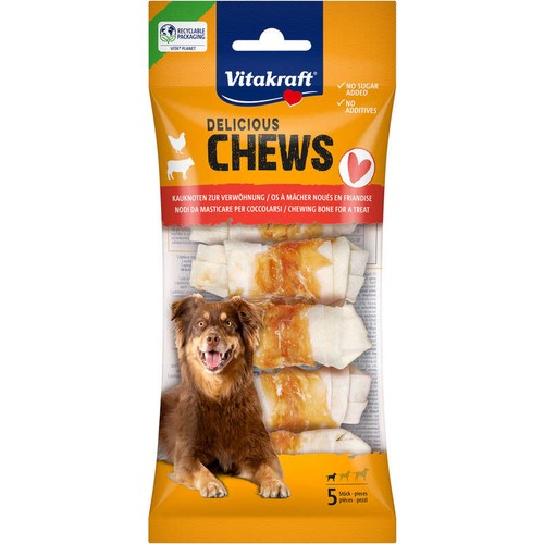 Vitackraft Friandise Os à Mâcher *5 Pièces - Petit Chien