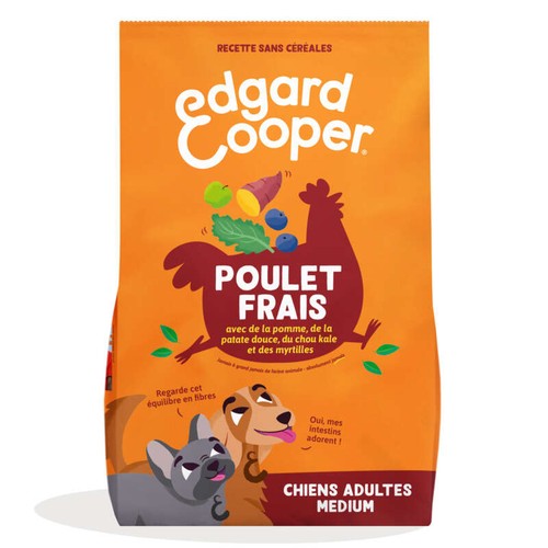 Edgard & Cooper Croquettes Pour Chien Adulte Au Poulet Sans Céréales 1kg
