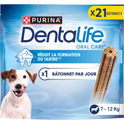 Dentalife Bâtonnets pour Chien Mini 7-12kg Maxi Pack x21 345g
