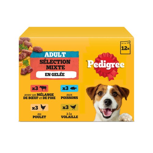 Pedigree Sachets fraîcheur en gelée petit chien 12x100g