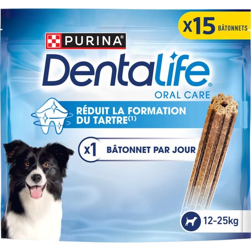 Dentalife Bâtonnets pour Chien Medium 12-25kg Maxi Pack x15 345g