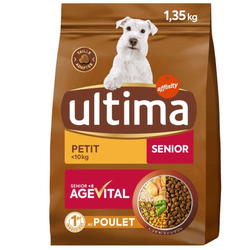 Ultima Croquettes Chien Mini Senior Agevital +8Ans 1.35Kg