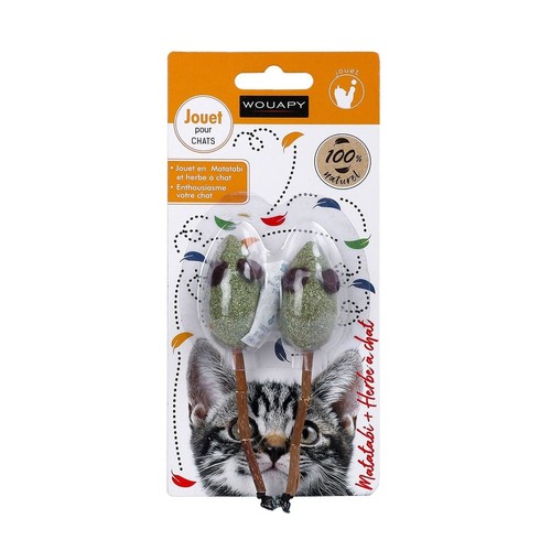 Wouapy Duo souris pour chat