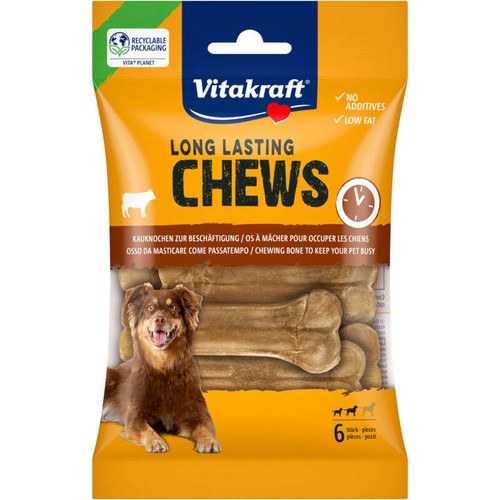 Vitakraft Chews Os à Mâcher Chien x6 Pièces 108g
