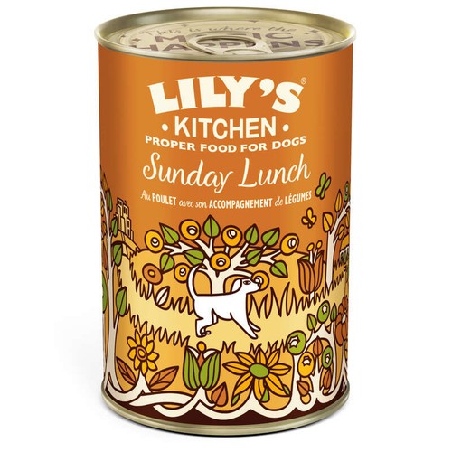 Lily's Kitchen  Chien Poulet avec son accompagnement de légumes 400g