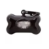 Wouapy Distributeur noir de sac à crotte