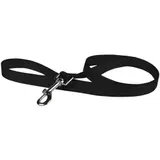 Animalis Laisse Basic 25mm et 100cm pour Chien Noir