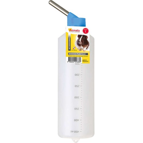 Animalis Biberon en Plastique L pour Rongeurs 450ml