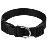 Animalis Collier Basic 12mm et 23/30cm pour Chien Noir