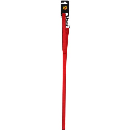 Animalis Laisse Basic Confort 15mm et 120cm pour Chien Rouge