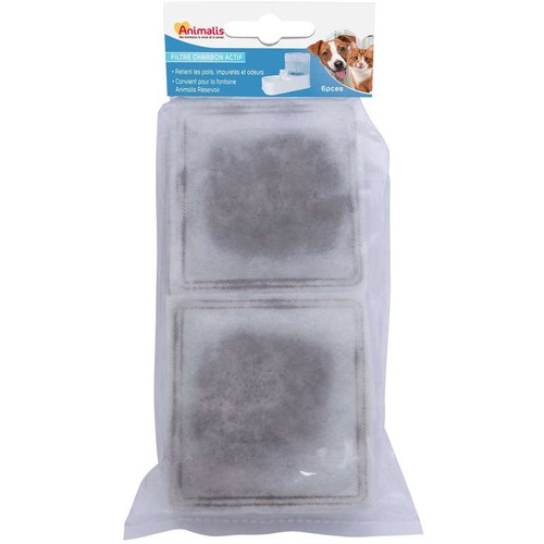 Animalis Filtre Charbon Actif x6