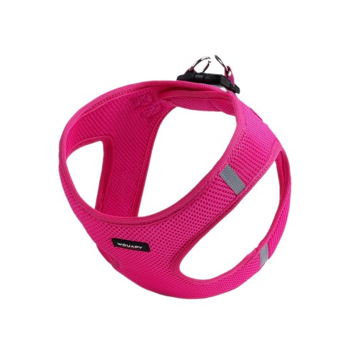 Wouapy Harnais Rose soft taille M 12 * 42/47cm