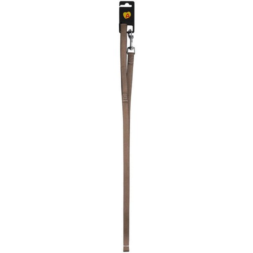 Animalis Laisse Basic Confort 25mm et 100cm pour Chien Taupe