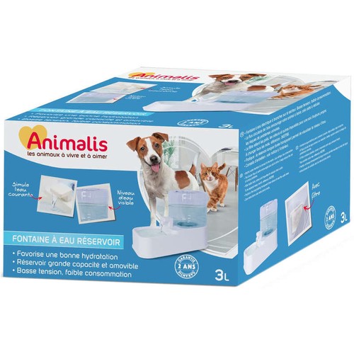 Animalis Fontaine Réservoir 3L