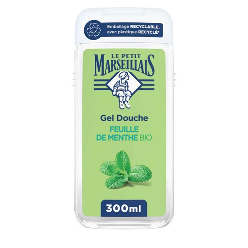 Le Petit Marseillais Gel Douche Extra Doux Feuille de menthe Bio 300ml