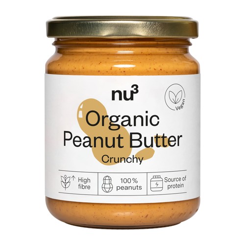 Nu3 Beurre de cacahuètes Bio Crunchy 250g