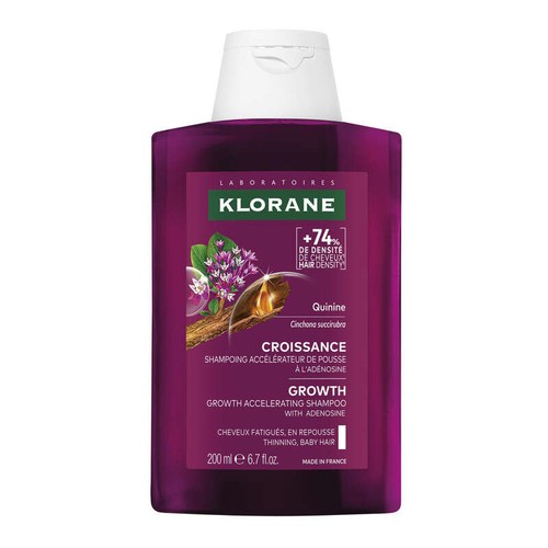 Klorane Shampoing accélérateur de pousse à l'adénosine 200ml