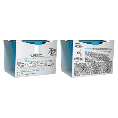 La Roche-Posay Hyalu B5 Crème Suractivée Anti-Rides Réparatrice Protectrice SPF30 Recharge 50ml