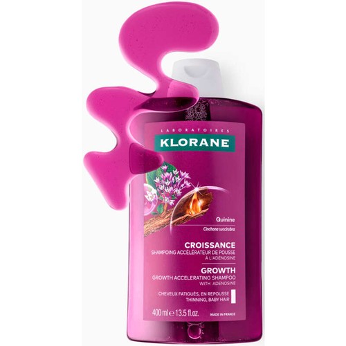 Klorane Shampoing accélérateur de pousse à l'adénosine 400ml
