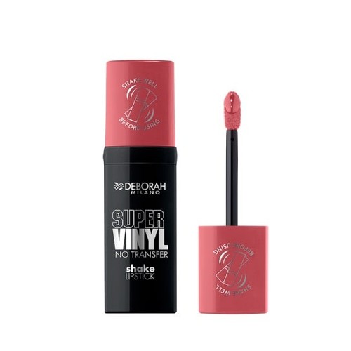 Deborah Super vinyl no transfer shake lipstick Rose 01