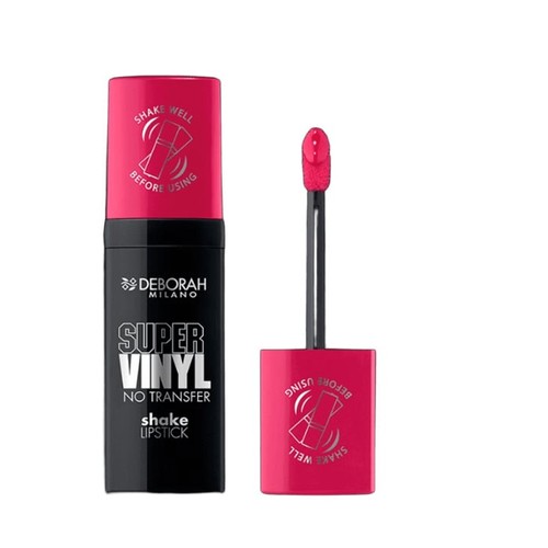 Deborah Super vinyl no transfer shake lipstick Cherry Pink 03