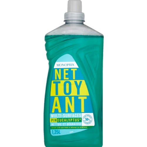 Monoprix Nettoyant Ménager Pin Eucalyptus 1,25L