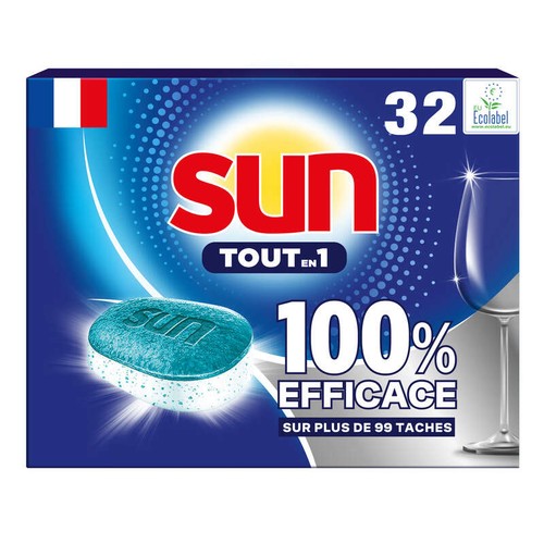 Sun Tout En 1 Tablette Lave-Vaisselle x32