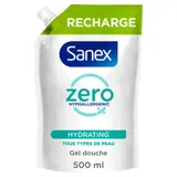 Sanex Zero% Hypoallergenic Gel Douche hydratant Tous types de peau Doypack 500ml