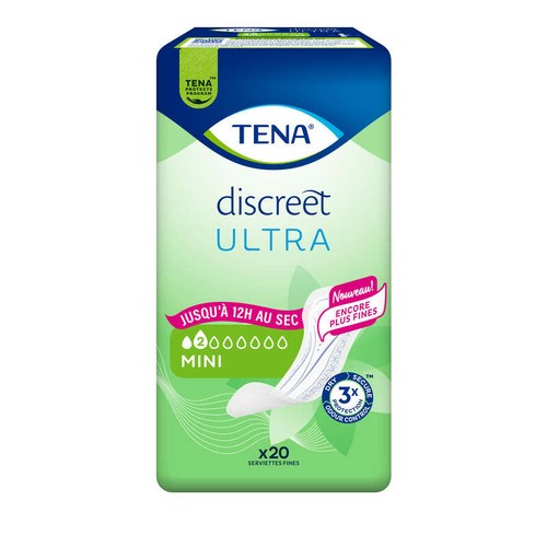 Tena Discreet Ultra Serviettes Mini x20