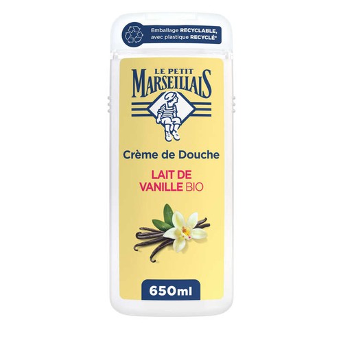 Le Petit Marseillais Crème de Douche Lait de Vanille Bio 650ml