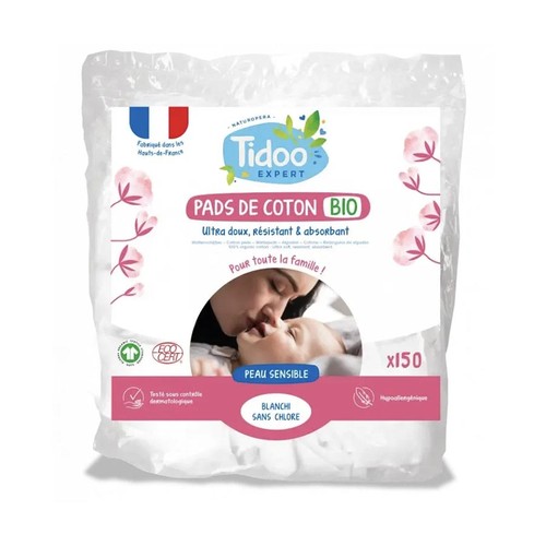 Tidoo Expert Pads de coton Bio x150