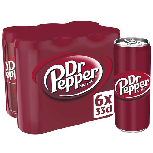 Dr Pepper Soda 6x33cl