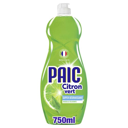 Paic Liquide vaisselle éclat citron vert 750ml
